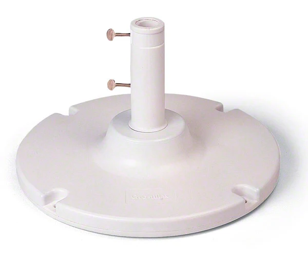 Resin Umbrella Base - White - 35 Lbs.