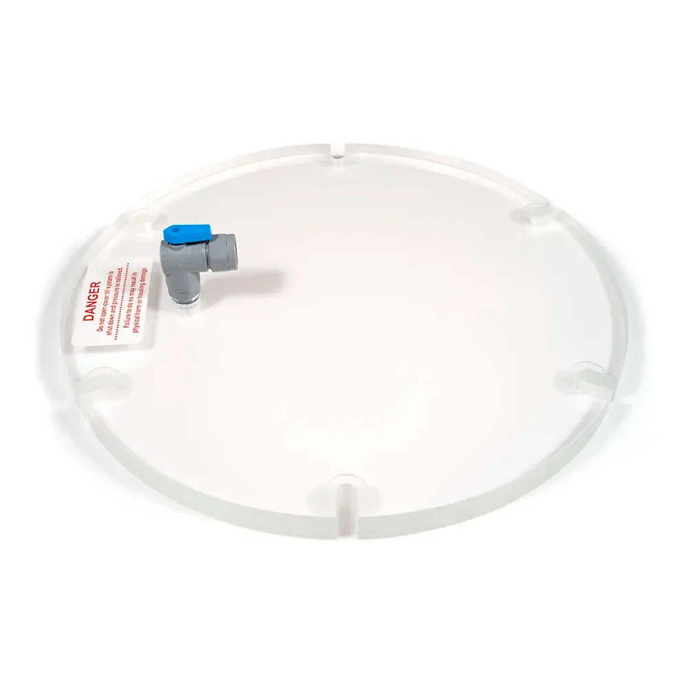 Strainer SW/RSW Clear Acrylic Cover - Side Vent - 12 Inch Strainers - 2009-2015