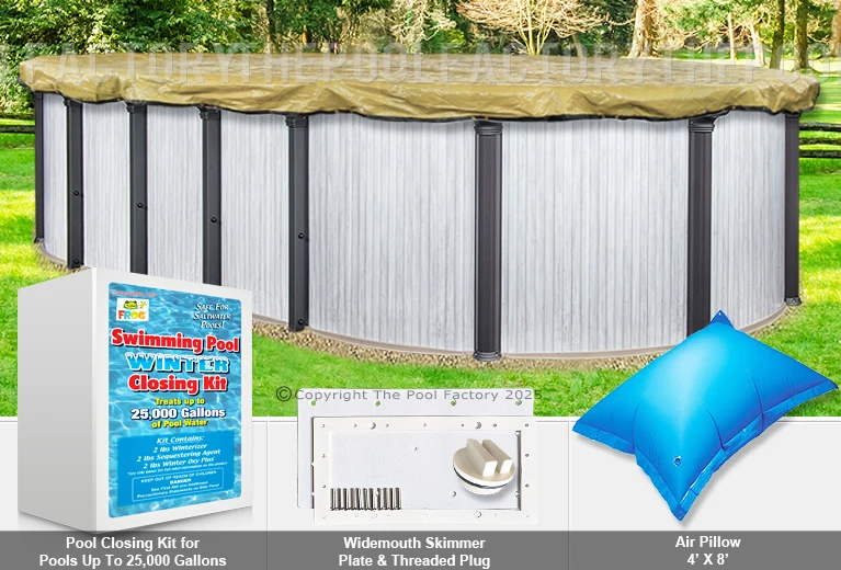 16'x32' Oval Ultimate Closing Package (WideMouth Plate)
