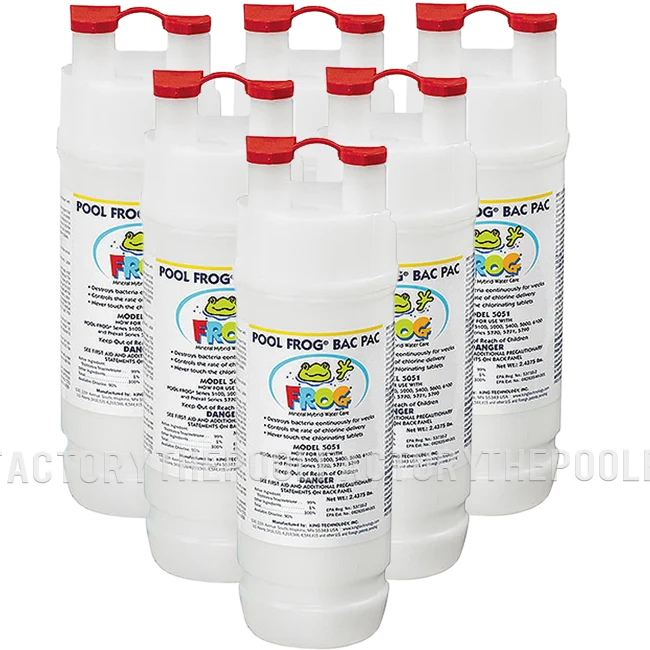 Pool Frog Chlorine Bac Pac - Model 5051 - 6 Pack