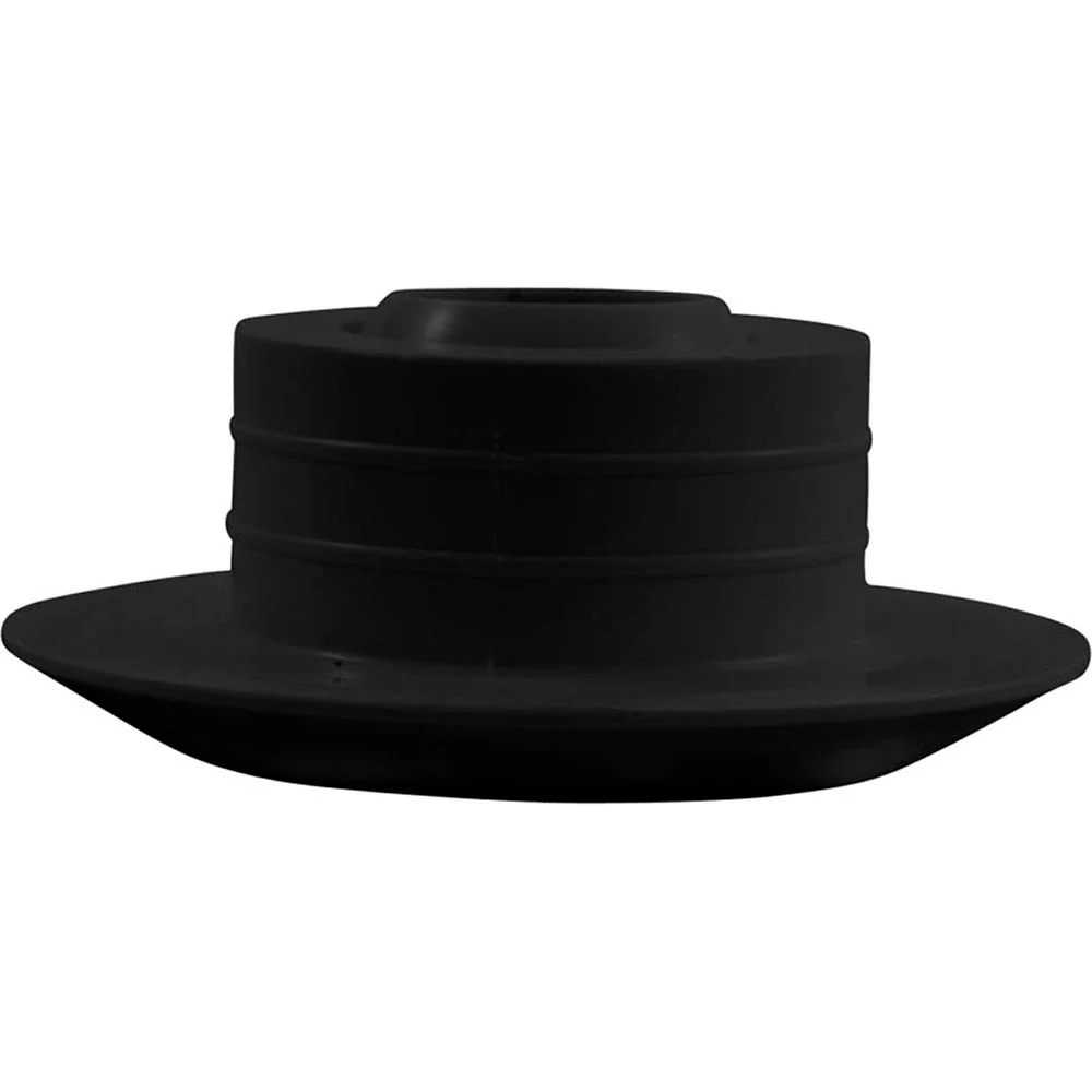 1.5" Gunite Extended Venturi Tee Wall Fitting Black — image 3