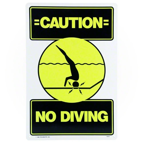 Poolmaster No Diving Sign 40344