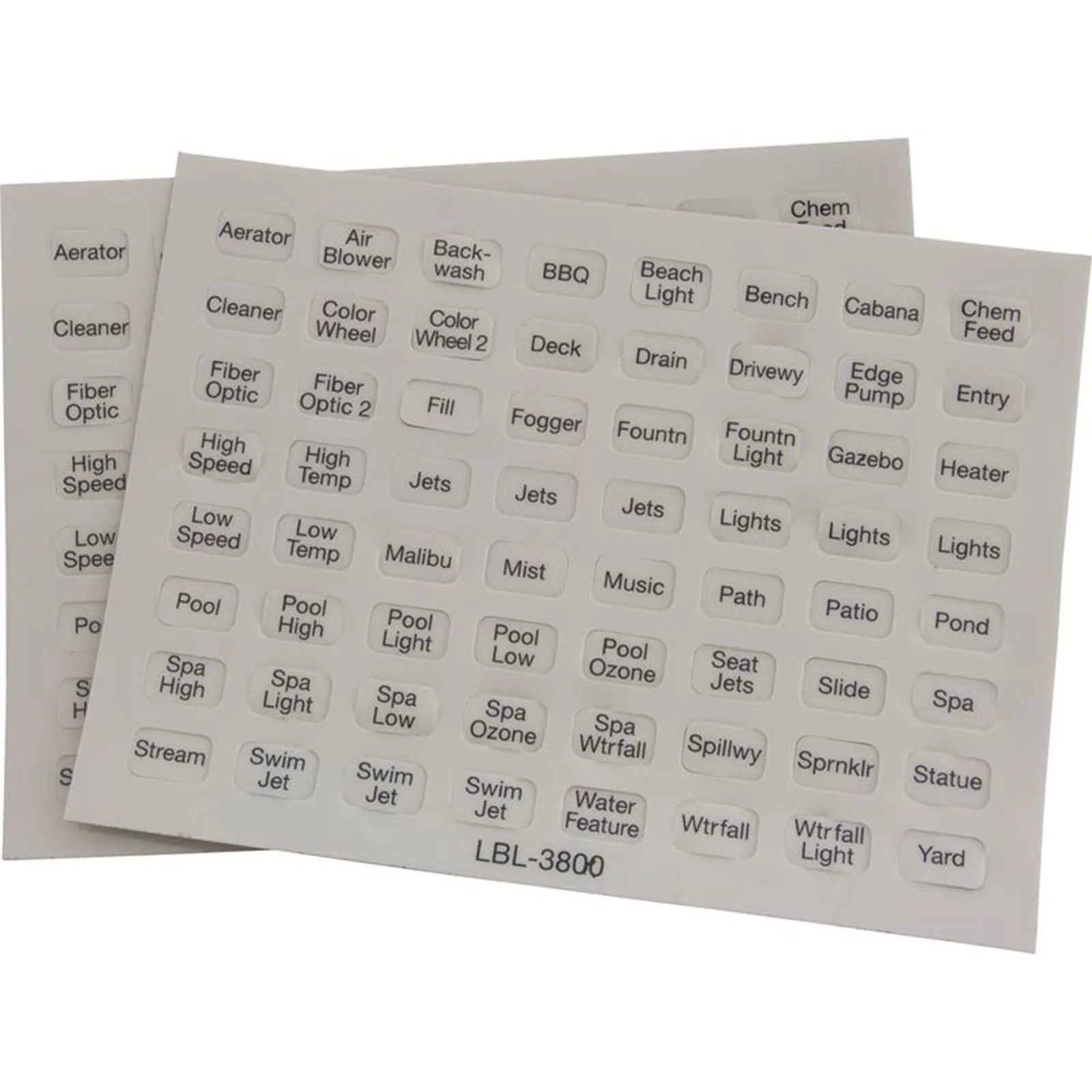 Label, Pentair, Compool, Indoor Control Panel, CP3800 — image 2