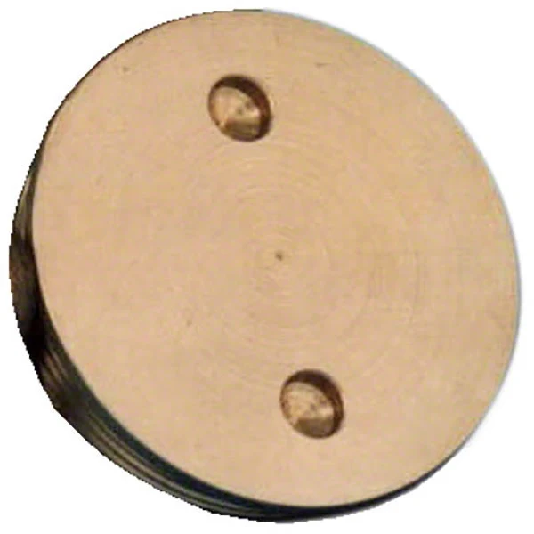 Bronze Threaded Cap For Stanchion Socket #38201TC