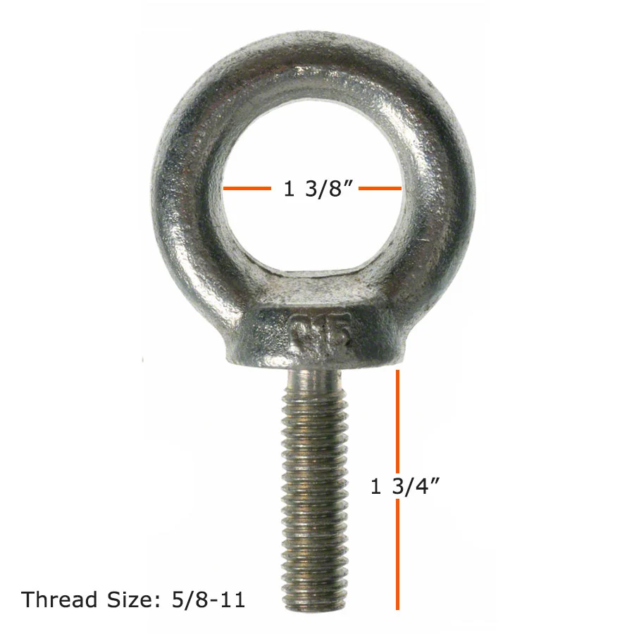 Eyebolt 5/8 Inch Diameter - 1-3/8 Inch Eye — image 2
