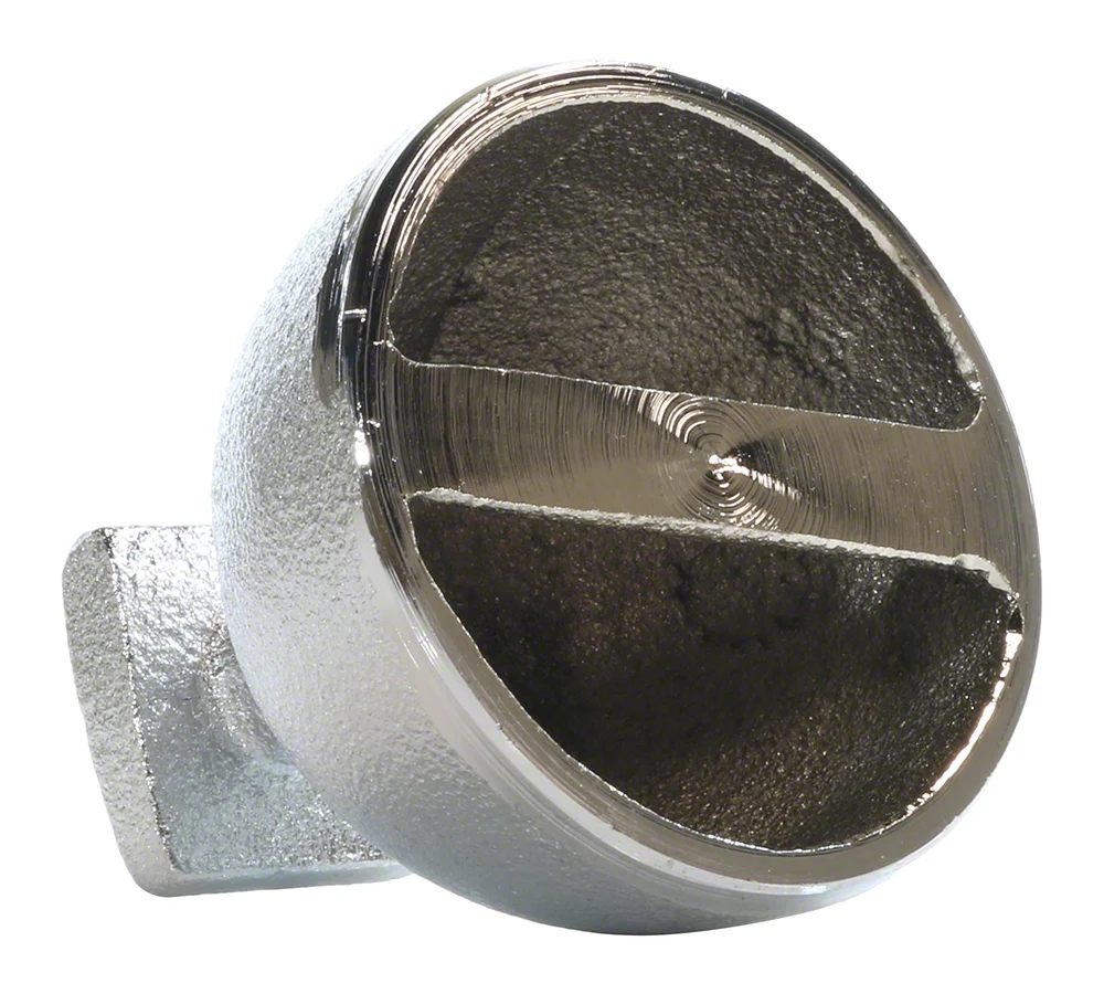 Rope Cup Anchor - Chrome Plated Brass
