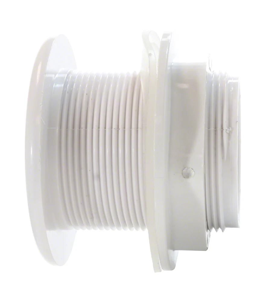 Large Extended Return Fitting - 2 Inch - Vinyl/Steel - White — image 3