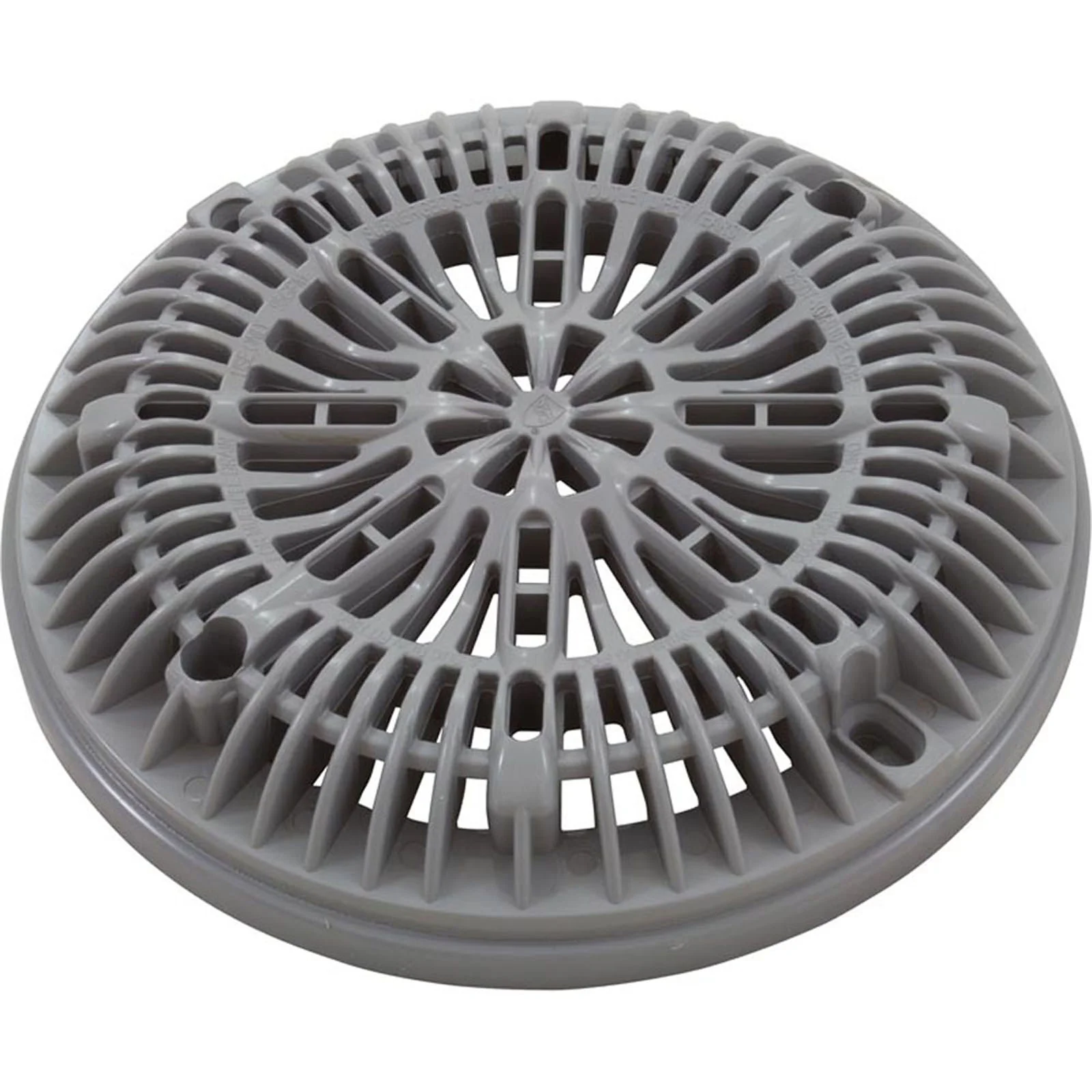 Vinyl Liner Pool Main Drain Ring, 8" Galaxy Lid (Gray) — image 2