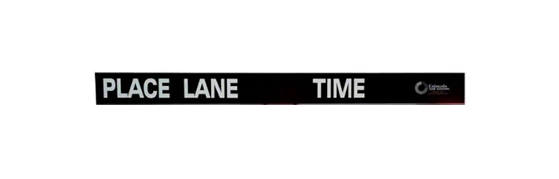 Mini Scoreboard Sign Panel - Lane, Place, Time