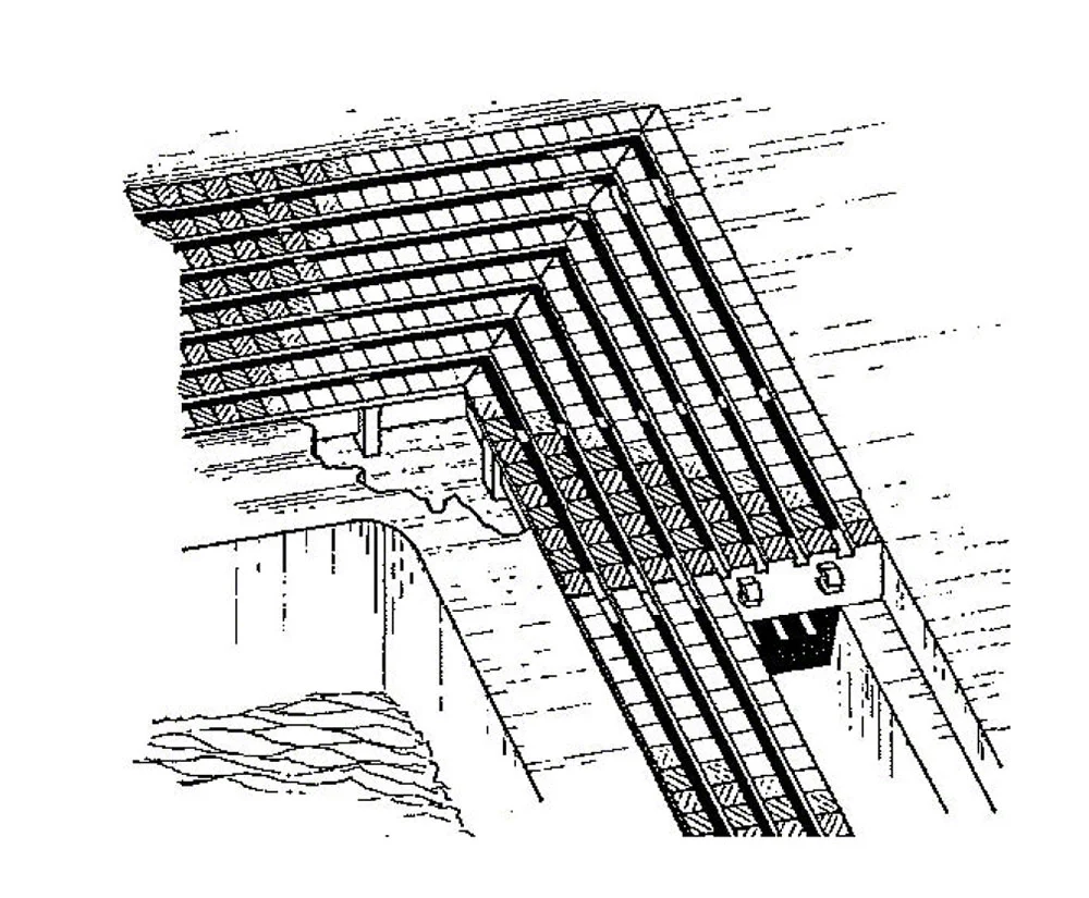 SuperGrip Parallel Grating Corner 45 Degrees 8 Inch Inside - White