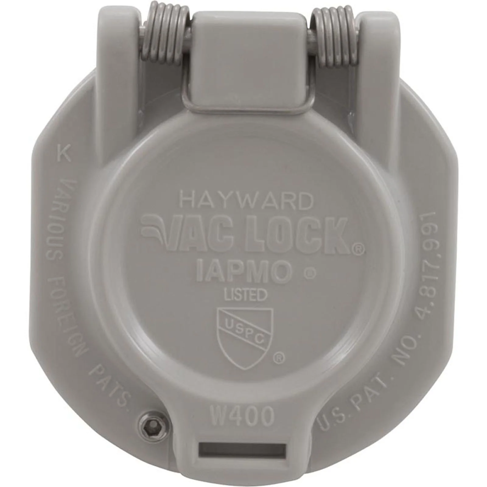 Wall Fitting, Hayward, Vac Lock Satefy, Gray — image 3