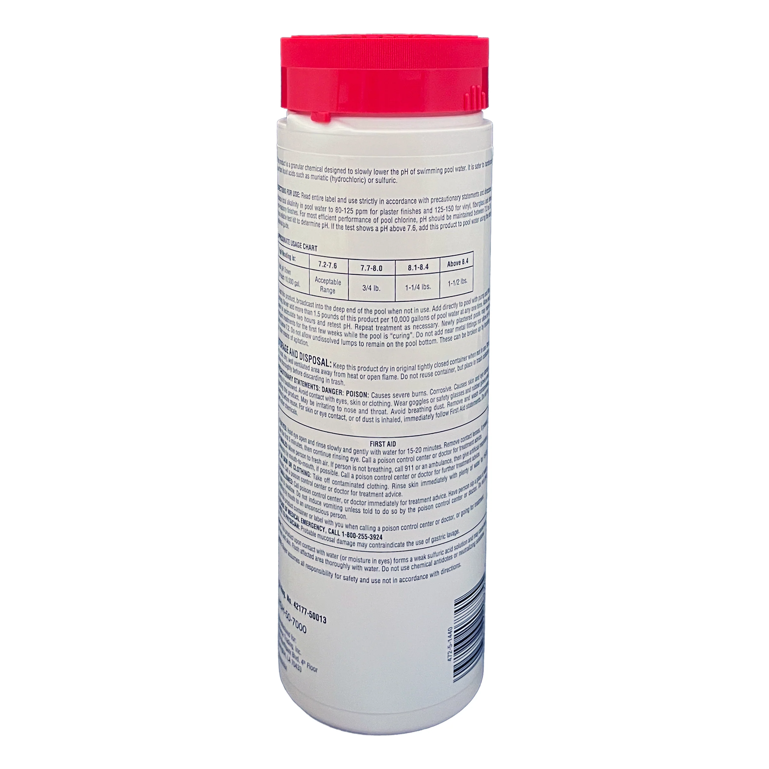 Pool Season 47251440 2.5 lbs Ph Down Bottle — image 2