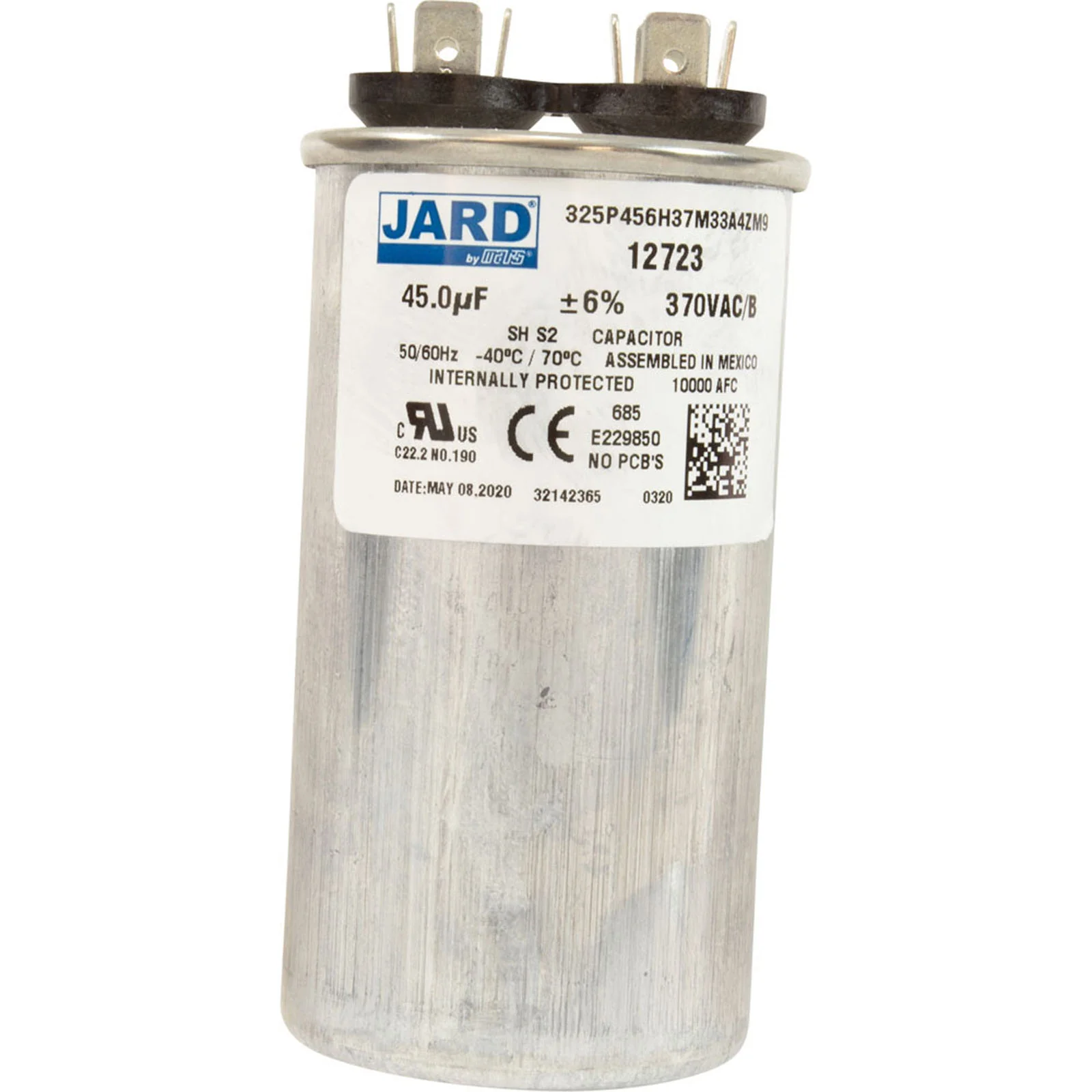 Run Capacitor, 45 MFD, 370v — image 3
