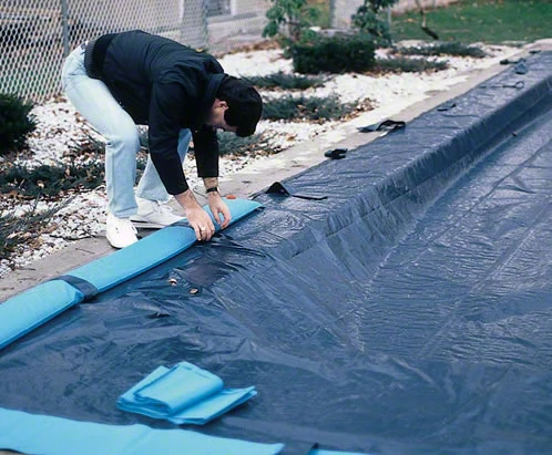 Classic Rectangular Solid Winter Pool Cover 18 x 36 Feet — image 2