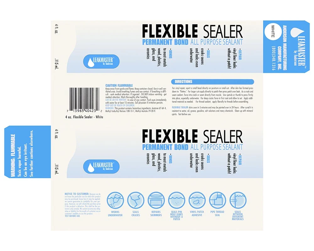 Flexible White Sealer - 4 Oz. — image 3