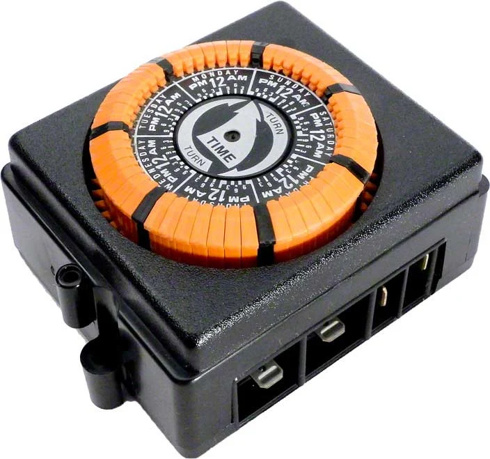 Mechanical 7-Day Panel Mount Timer - SPST 120 Volts