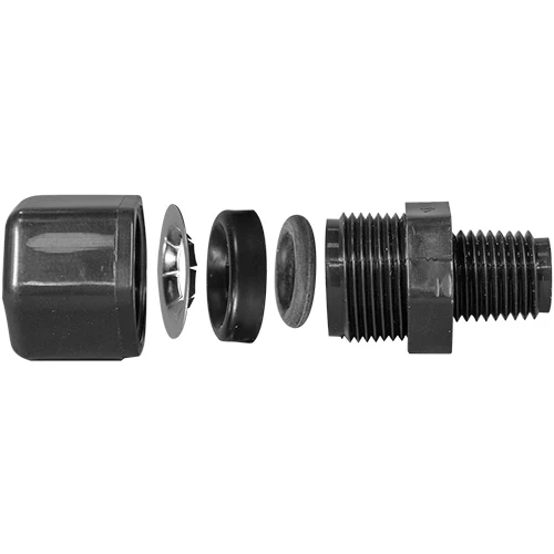 Parker Compression Fitting - 1/4" Thread x 3/8" Tubing — image 3