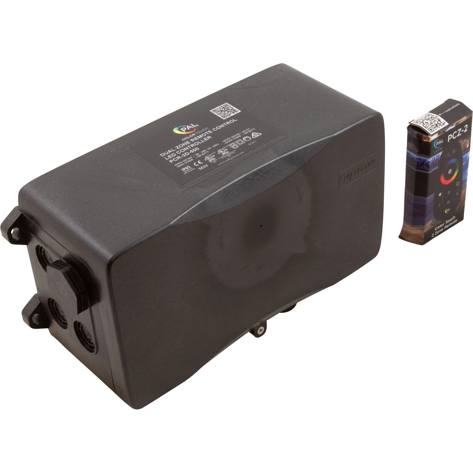 PAL 500W Multi Color Dual Zone Remote Ctrl Transformer 24VDC