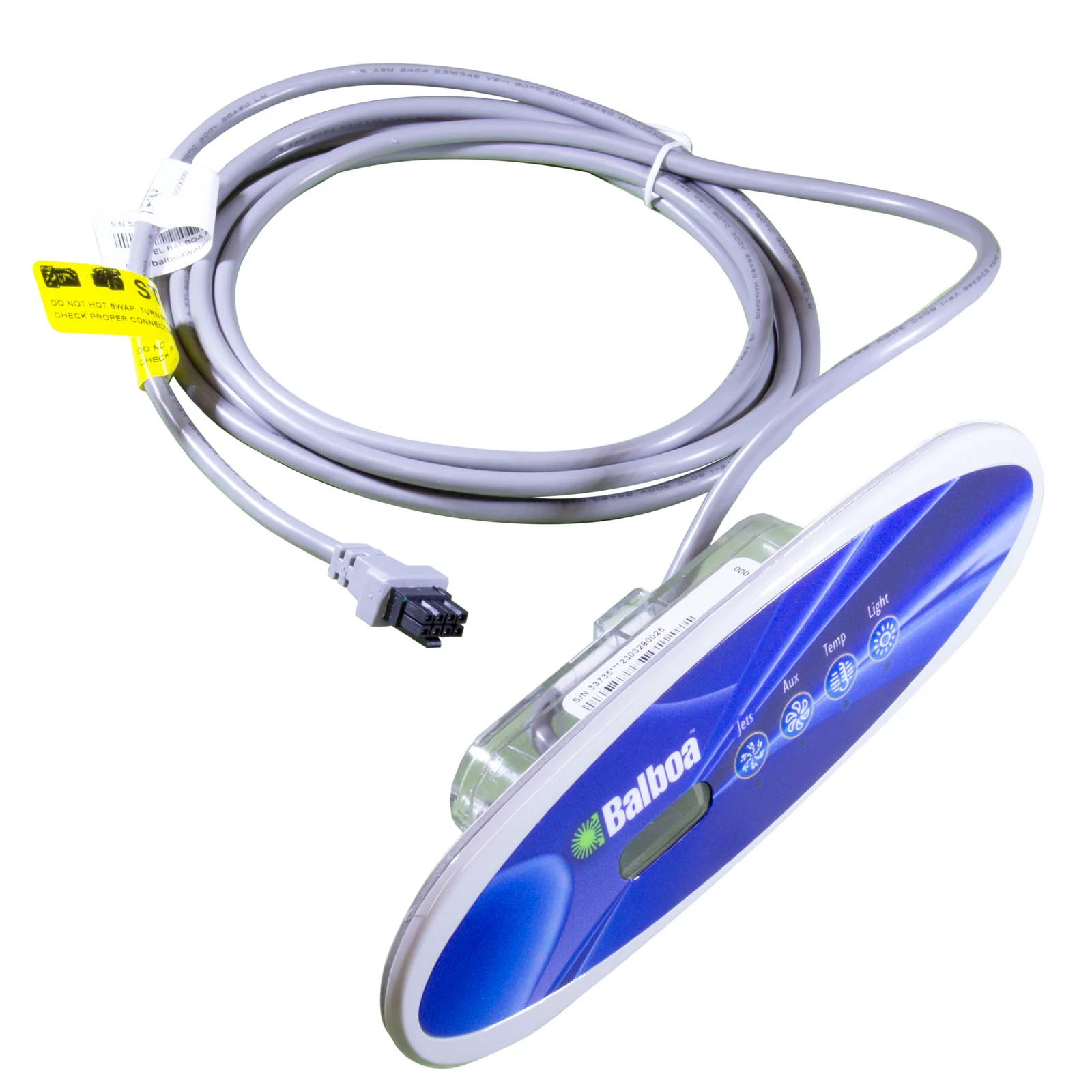 Topside, BWG ML260, 4 Button, Jets, Aux, Temp, Light, LCD, Oval — image 2