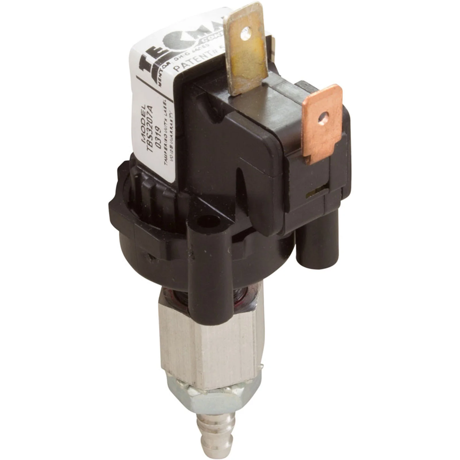 Air Switch, Tecmark, SPNO, 25 Amp, Latching, Center Spout — image 3