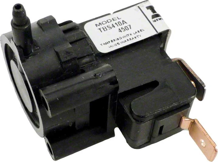 Air Switch Latching SPNO 25A - Flat Mount Side Barb TDI