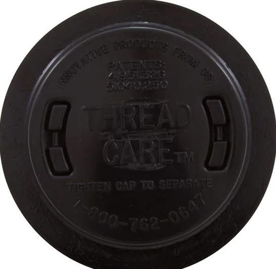 Caretaker 1 1/2" & 1" Threadcare Return Inlet Jet Black CT33112