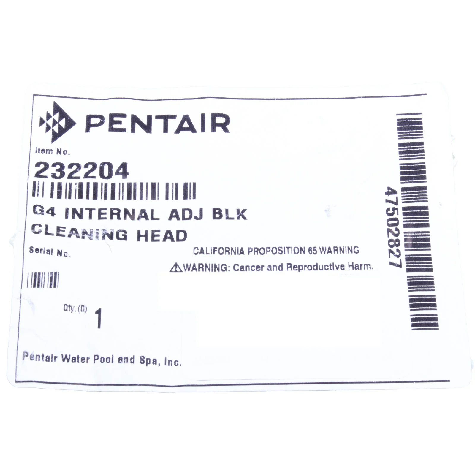 G4 Internal Adjustable Black Cleaning Head — image 3