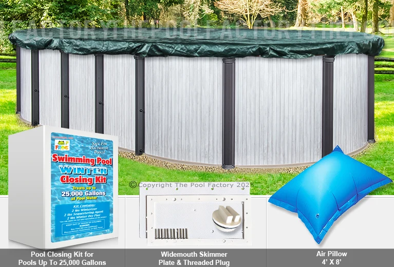 12'x16' Oval Supreme Closing Package (WideMouth Plate)