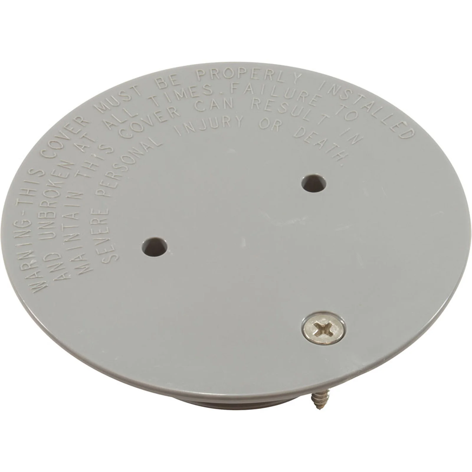Floor Inlet Fitting Cover Wth Screw Gray