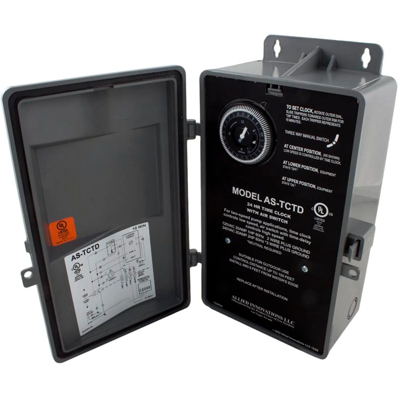 Control, Len Gordon AS, 115v/230v, Time Clock w/Time Delay — image 2