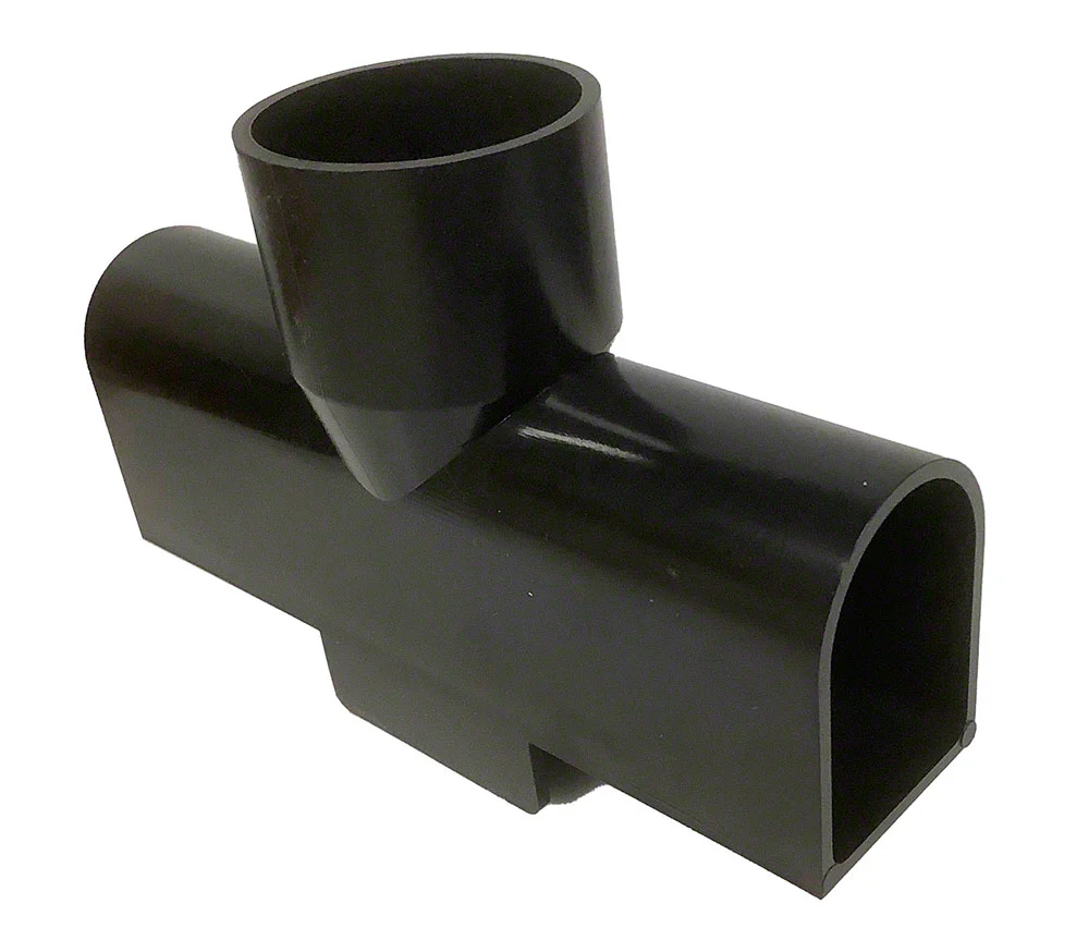 Frontier Deck Drain Down Adaptor Fitting 1.7 Inch Width - Black — image 2