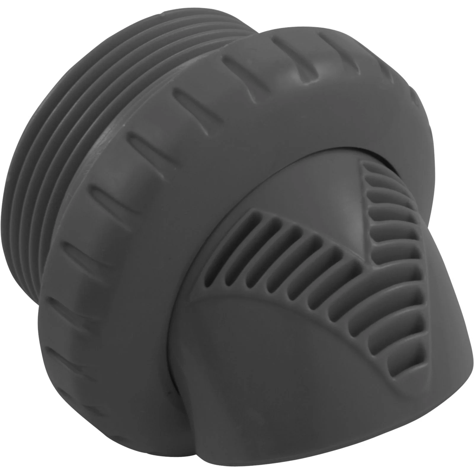 Inlet Fitting, Infusion Venturi, 1-1/2"mpt, Dk Gray — image 2