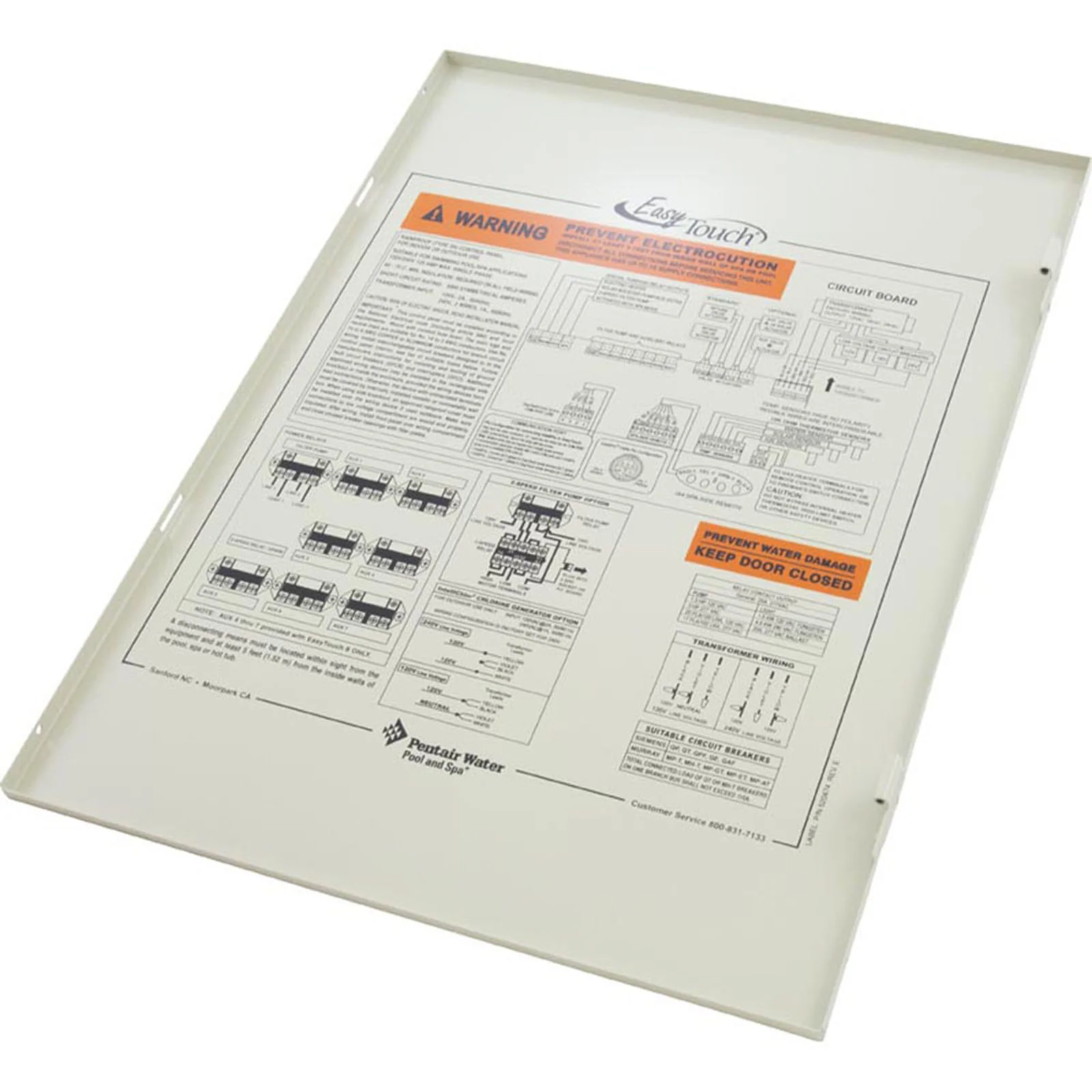 Load Center Door, Pentair, EasyTouch — image 2