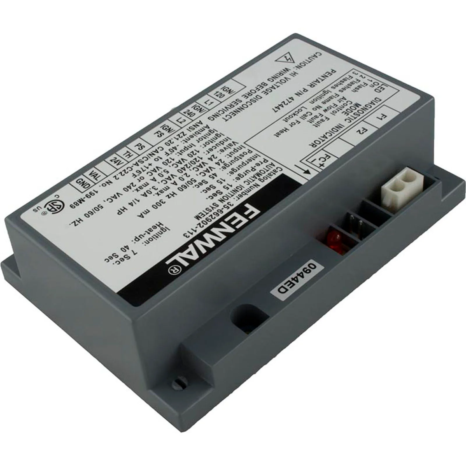 Ignition Control Module, Pentair Minimax NT, w/DDTC Control — image 2