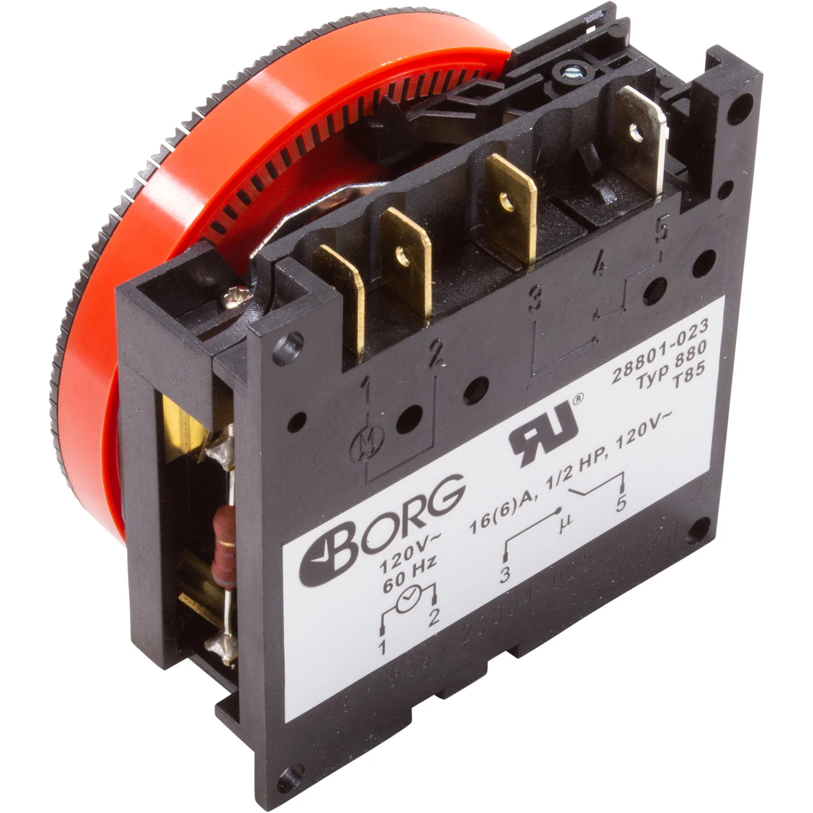 Timer, Diehl, SPST, Panel Mount, 115v, 24hr — image 2