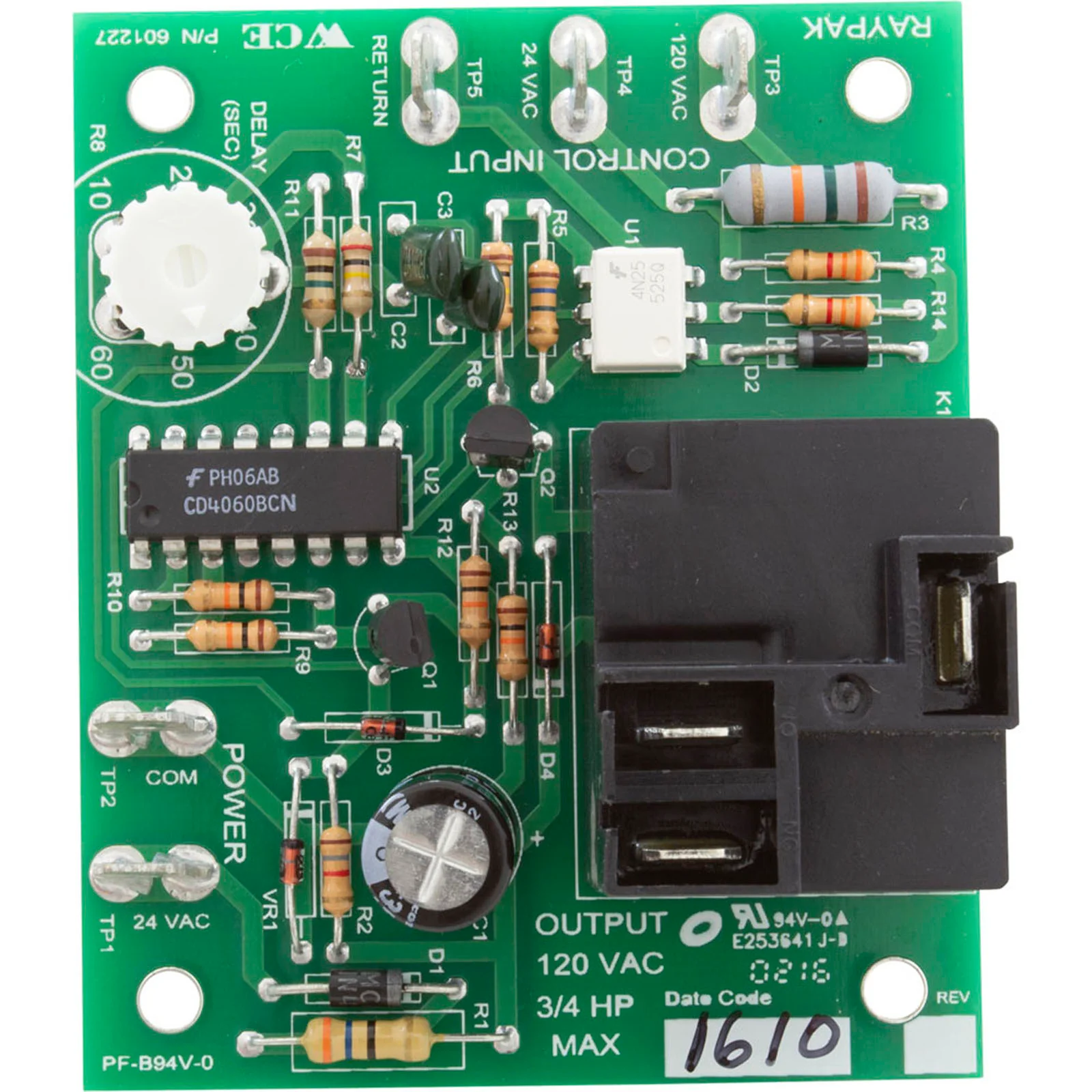 Power Vent PCB, Raypak Raytherm 514-824 — image 2