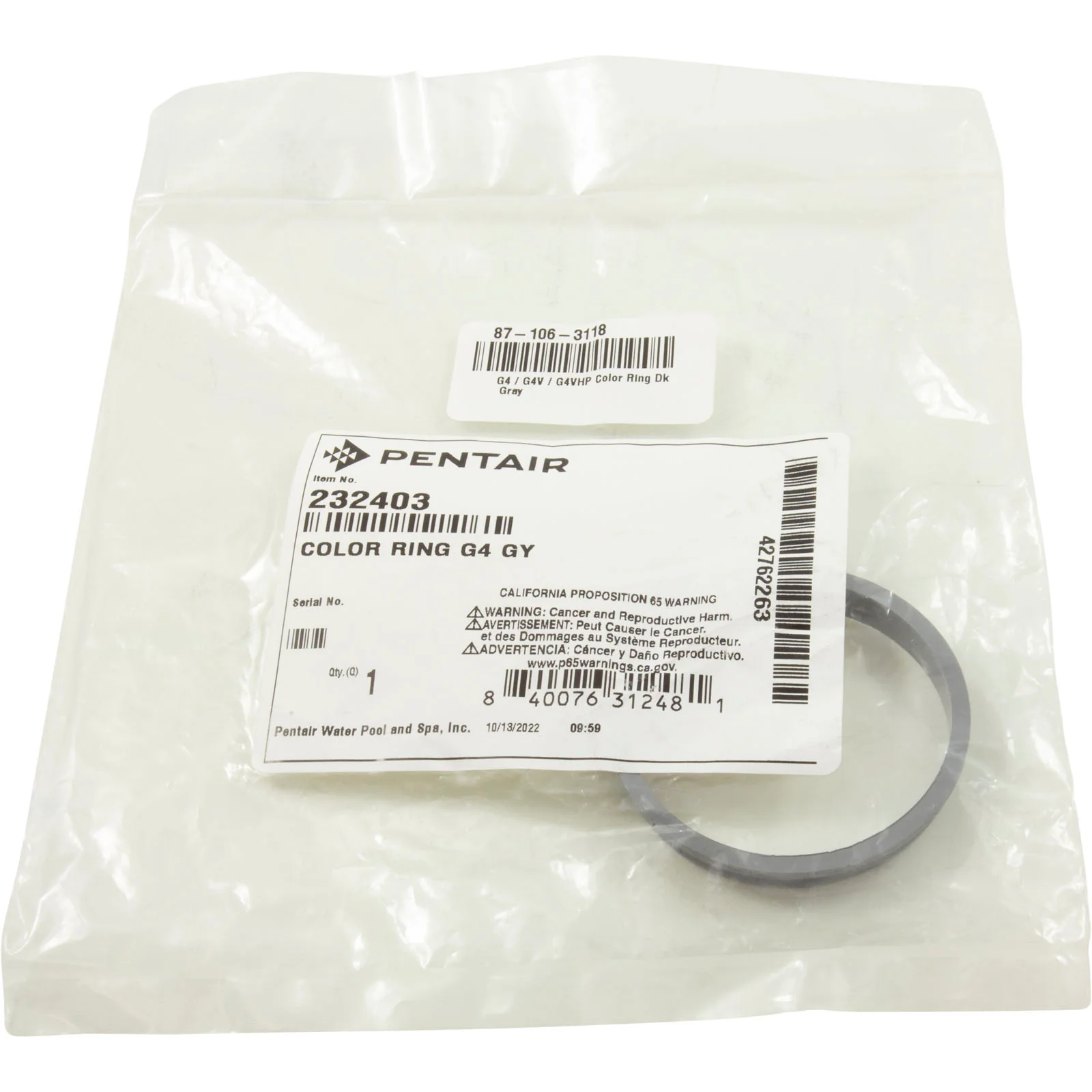 G4 / G4V / G4VHP Color Ring Dk Gray — image 3