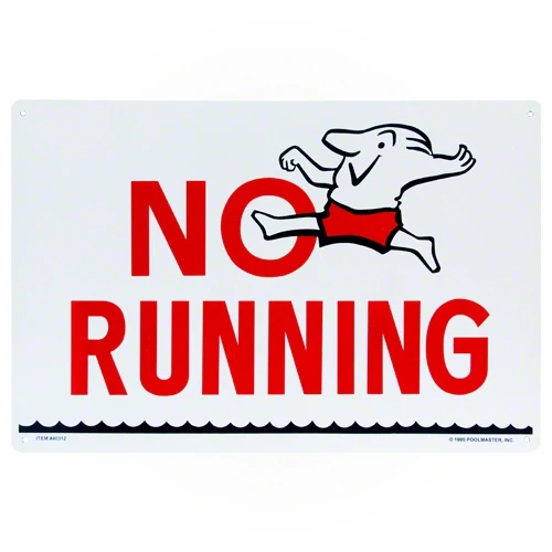 Poolmaster No Running Sign 40312