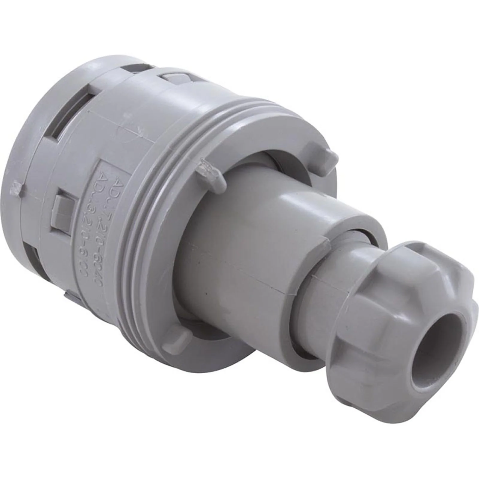 Nozzle, Waterway Poly Jet Caged Style, Dir, 3-3/8" Gray