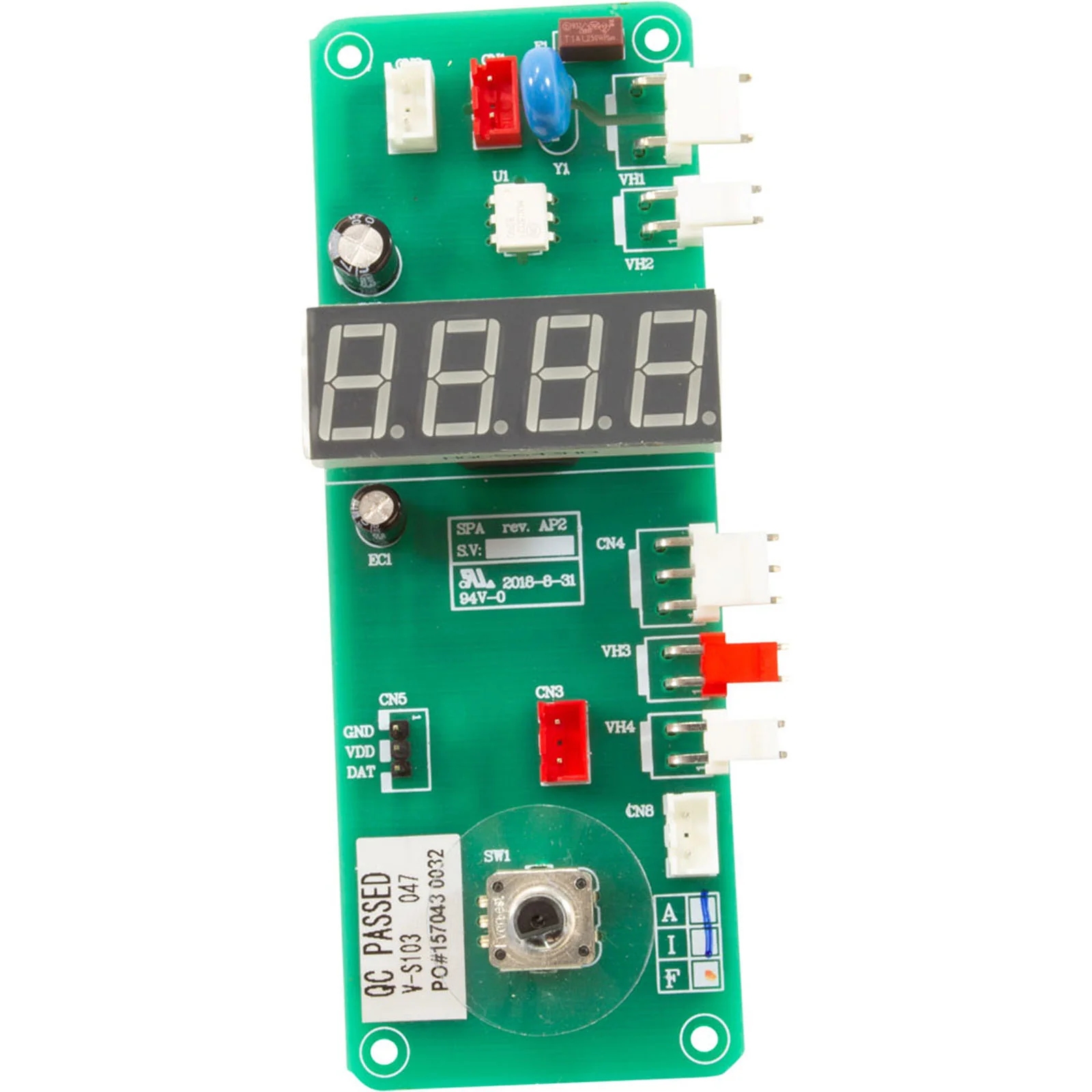 PCB, Raypak, 0005/0011, with LED Display — image 3