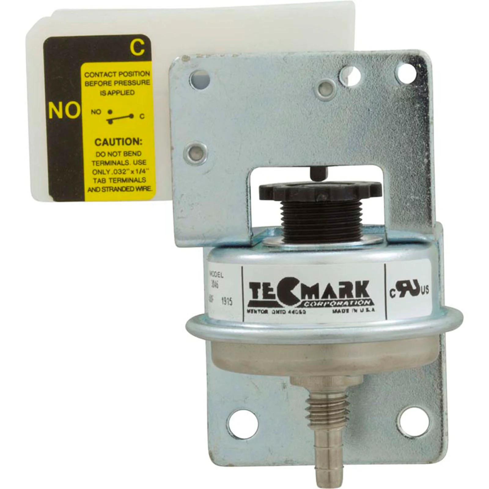 Pressure Switch 3046, 25A, Tecmark, 1/8"b, SPNO, Z Bracket — image 3