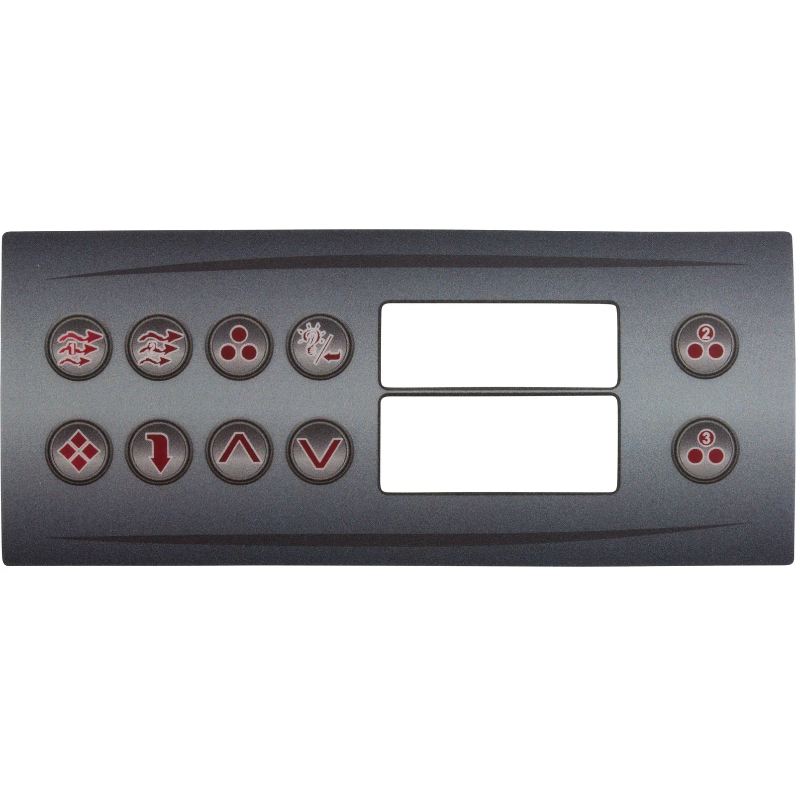 Overlay, Hydro-Quip HT2, 10 Button, Large Rec