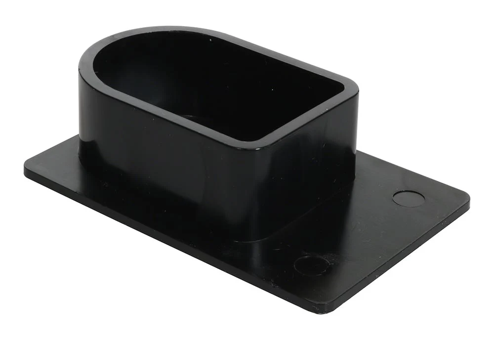 Deck Drain Universal End Cap - Black — image 2