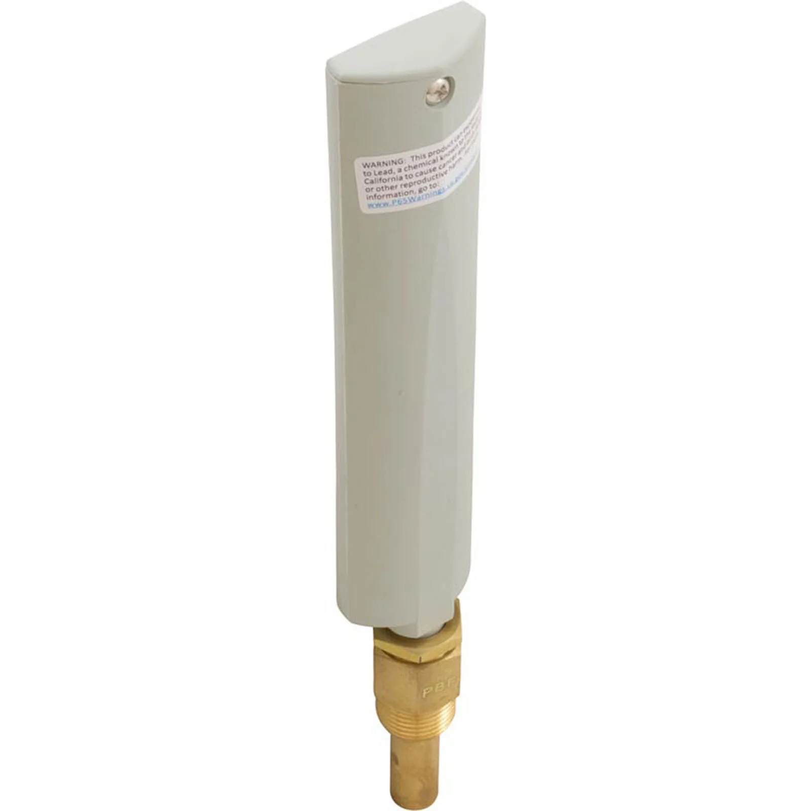 Thermometer, Raypak, Brass, Vertical Display — image 2
