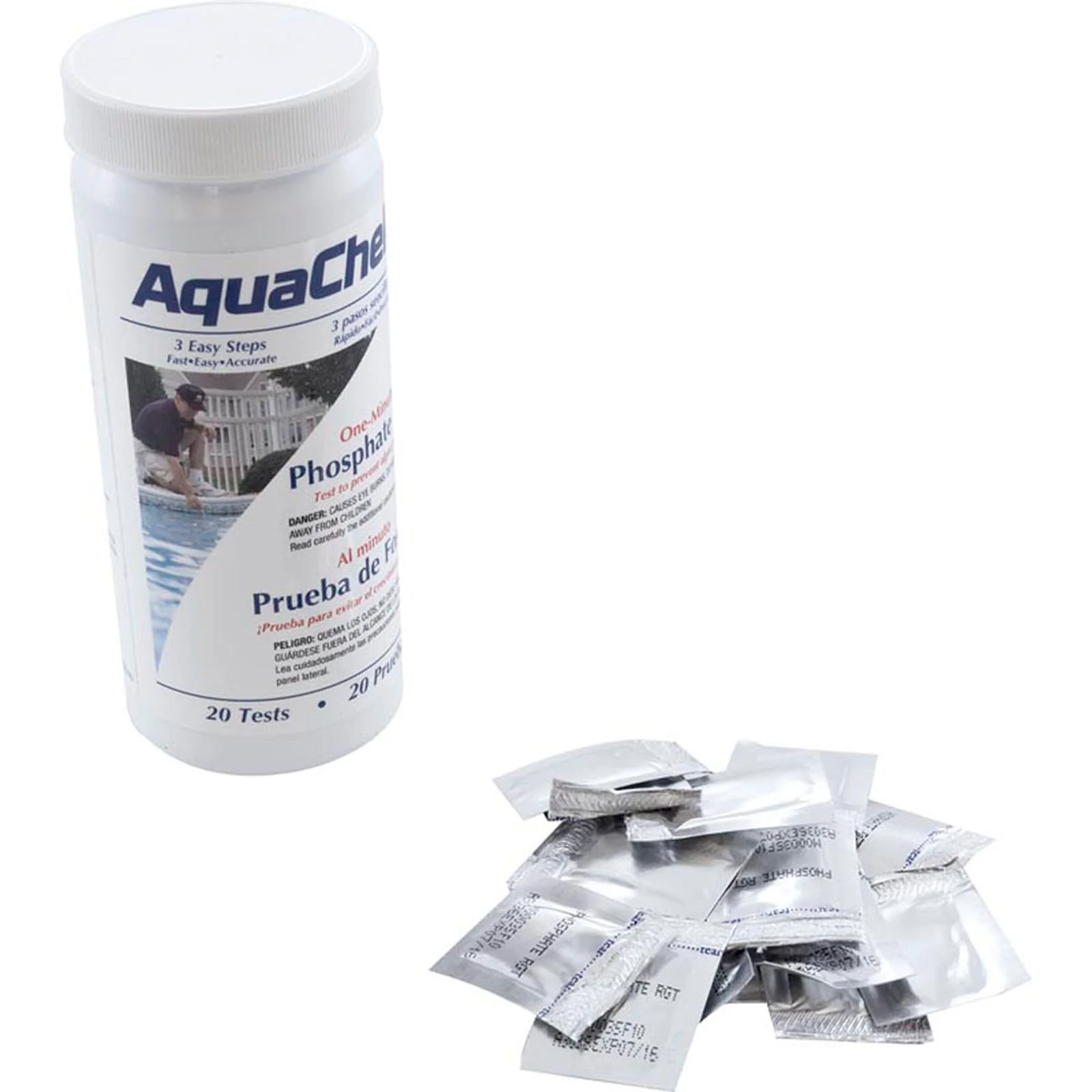 Test Kit, AquaCheck, Phosphate, 20 ct
