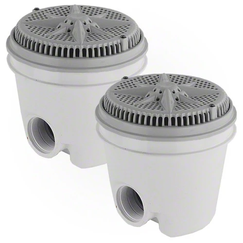 Pentair StarGuard Main Drain Complete 500114 - Gray - Two Pack