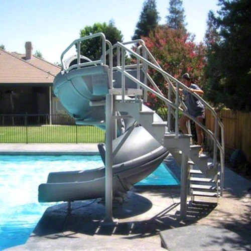SR Smith Vortex Slide Closed Flume & Ladder - Blue — image 2