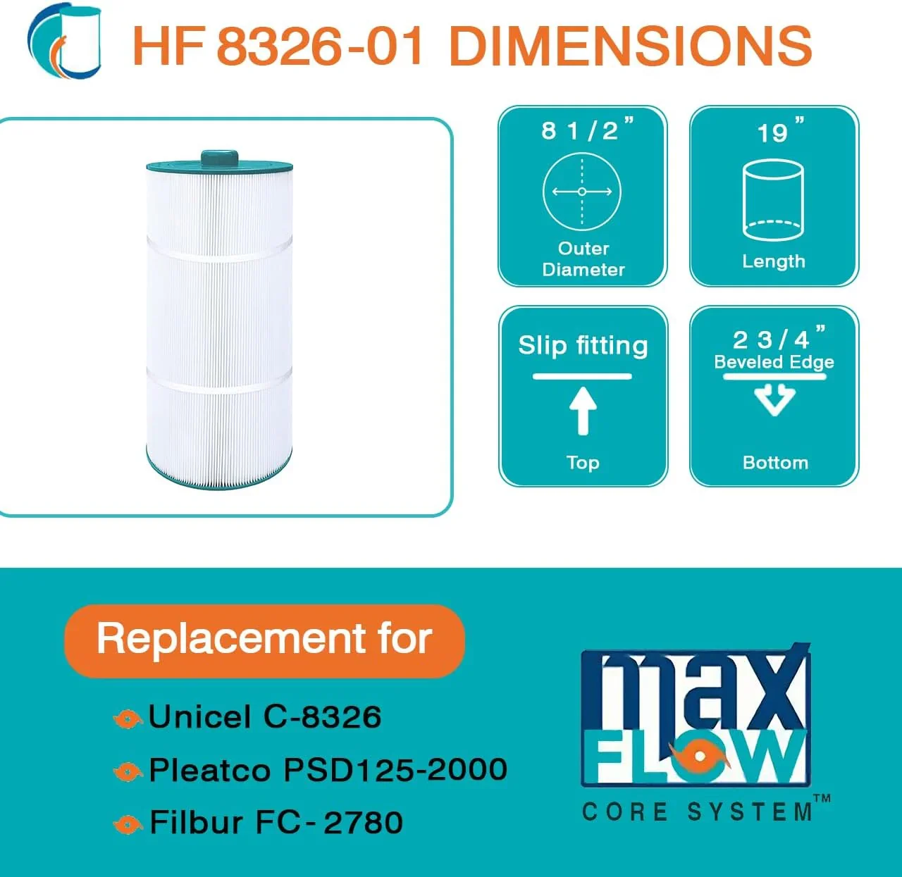 Hurricane Filter Cartridge HF8326-01 — image 2