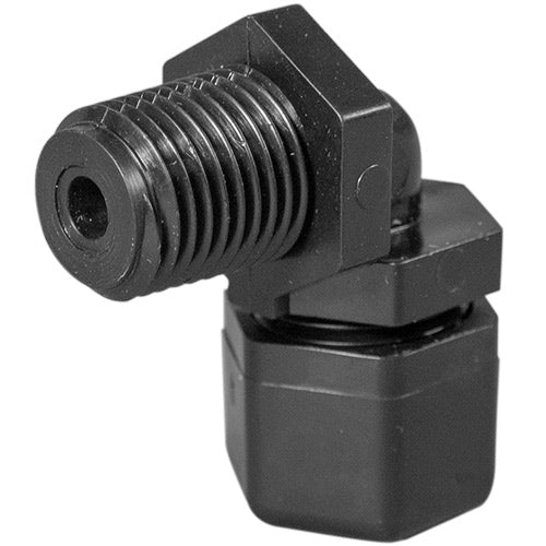 Parker Elbow Compression Fitting - 1/4" Thread x 1/4" Tubing — image 3