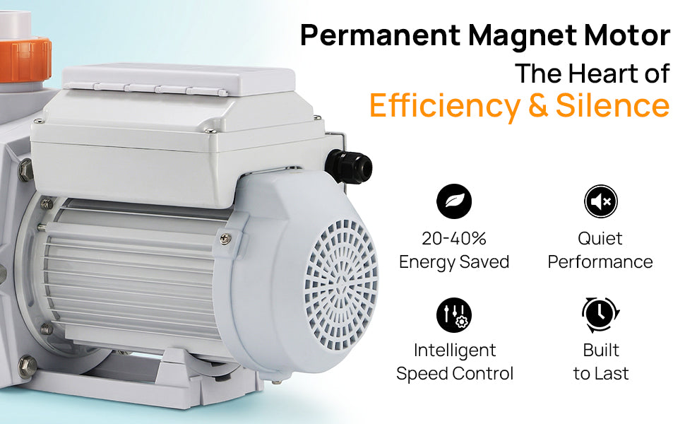 FlowSense Variable Speed Pool Pump, In/Above-Ground